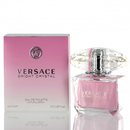 Versace Bright Crystal Eau de Toilette Spray, 3 Fluid Ounce