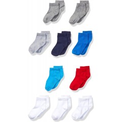 Hanes Boys' Toddler Ankle Sock 10-Pack