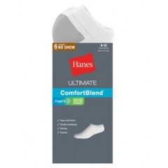 Hanes Classics Men's Extra Low-Cut Sock 6-Pack