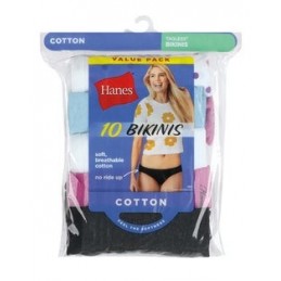 Hanes Women's Bikini 10-Pack