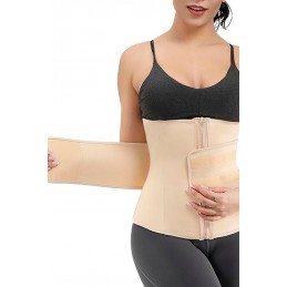 Nude Zipper Front Lose Weight Tummy Compression Belt Waist Trainer