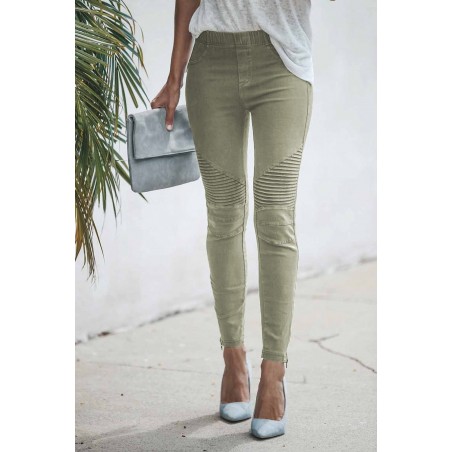 Cropped Moto Jeggings