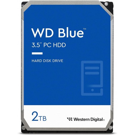 WD Blue 2TB PC Desktop Hard Drive, 7200 rpm, 256MB cache