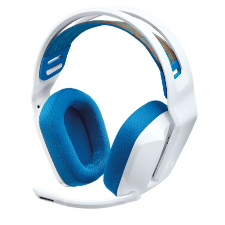 Logitech G535 Lightspeed Wireless Gaming Headset, Plug & Play, USB Connection, White