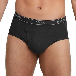 Hanes Men's Cotton Brief Underwear, 9-Pack