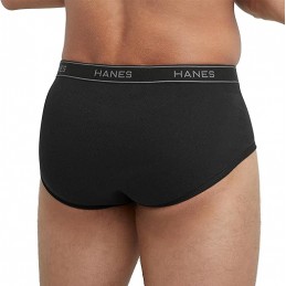 Hanes Men's Cotton Brief Underwear, 9-Pack