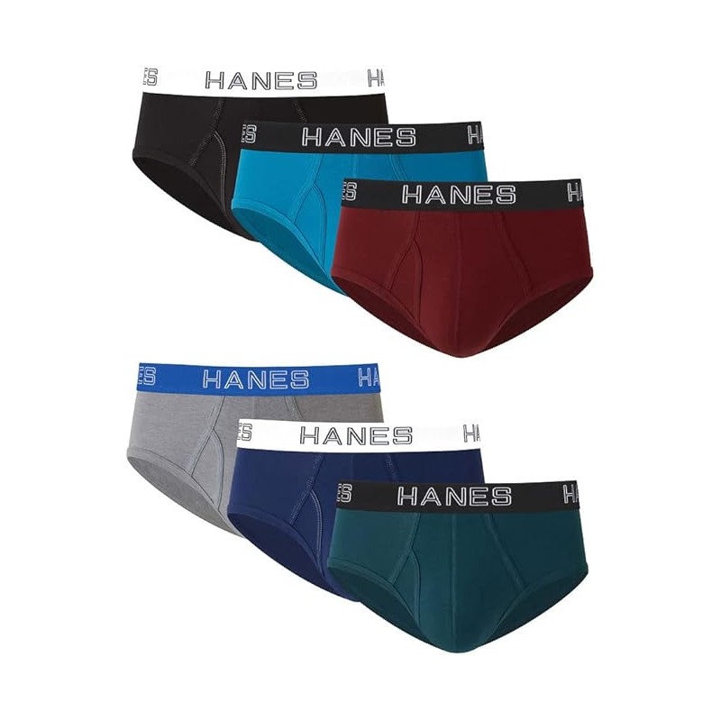 Hanes Mens Ultimate Stretch Brief 6-Pack