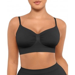 Wireless Supportive Shaping Bra with Adjustable Straps