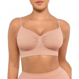 Wireless Supportive Shaping Bra with Adjustable Straps